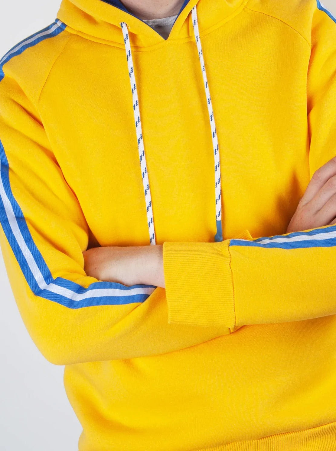 Top GunHoodie Sweatshirt "Logo Stripe" yellow