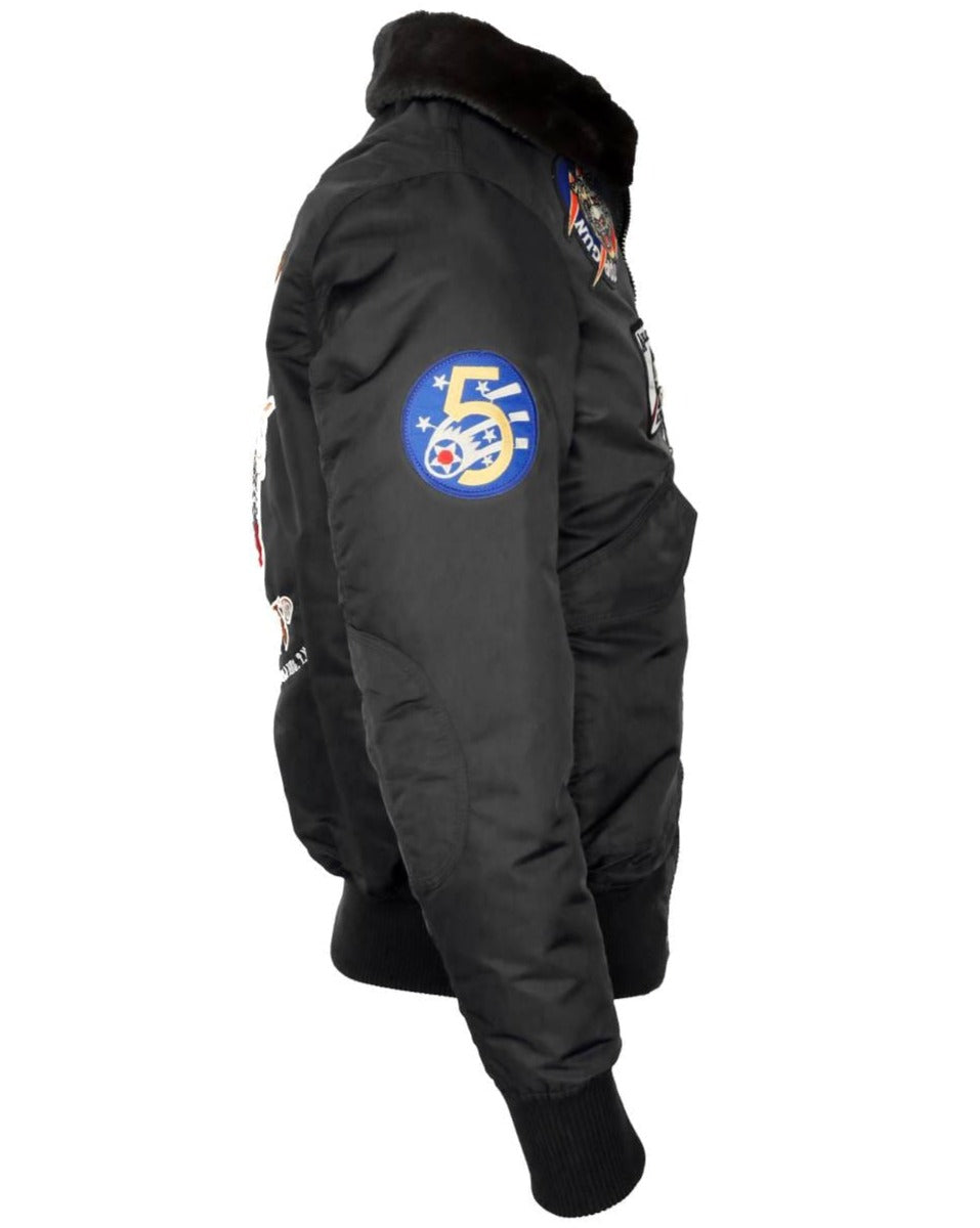 Top Gun Kopie van Bomber Jacket "Machine" Dark Blue