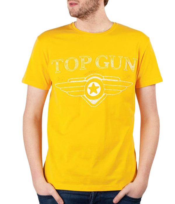 Top Gun Cool Your Jets Men's Yellow T Shirt